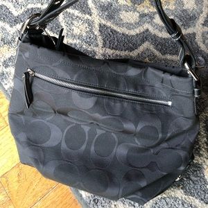 Black coach purse